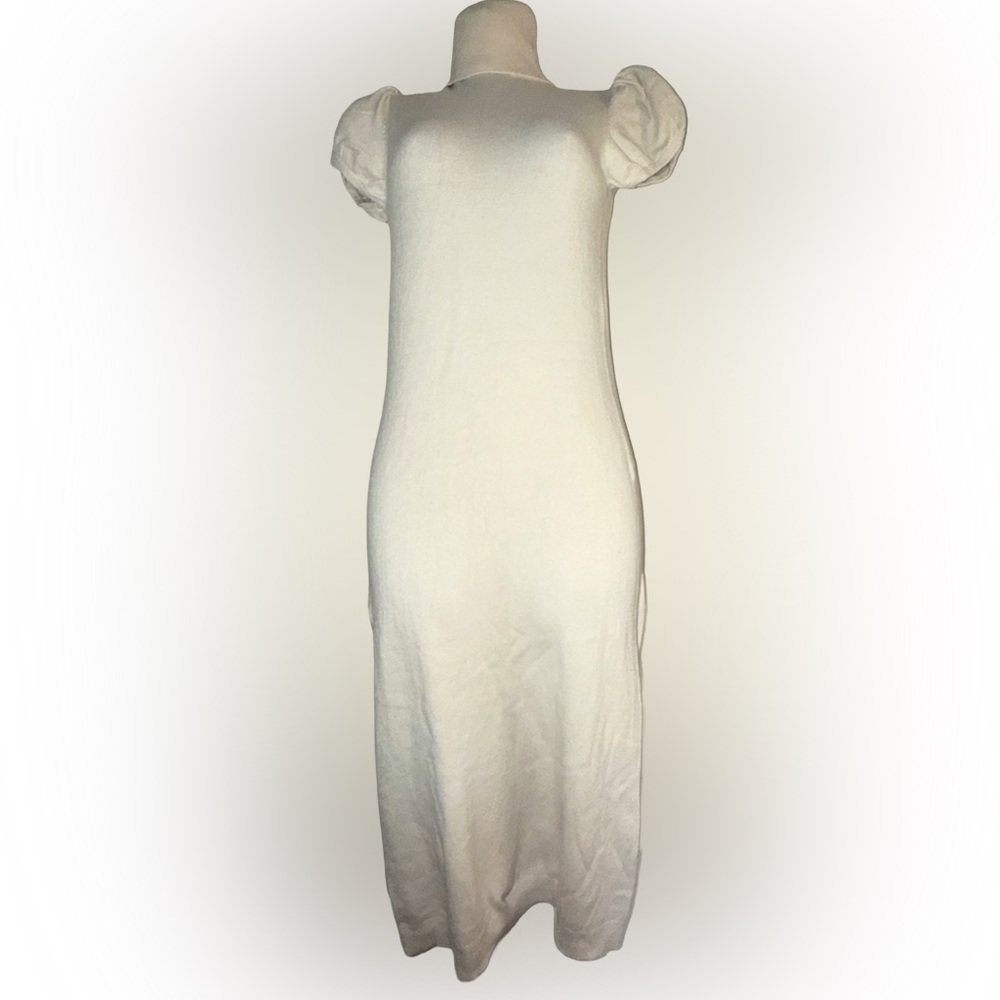 Moda International Ivory Knit Fabric Dress